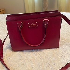 Kate Spade Wellesley Durham Bag - Red Plum